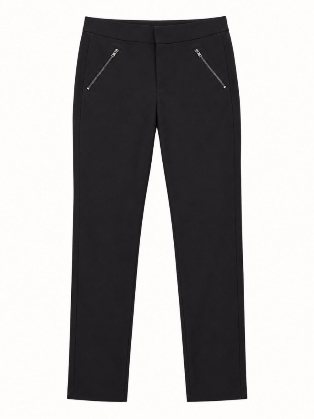 Rebecca Taylor Ava Techy Black Zip Pocket Pants NWT 6